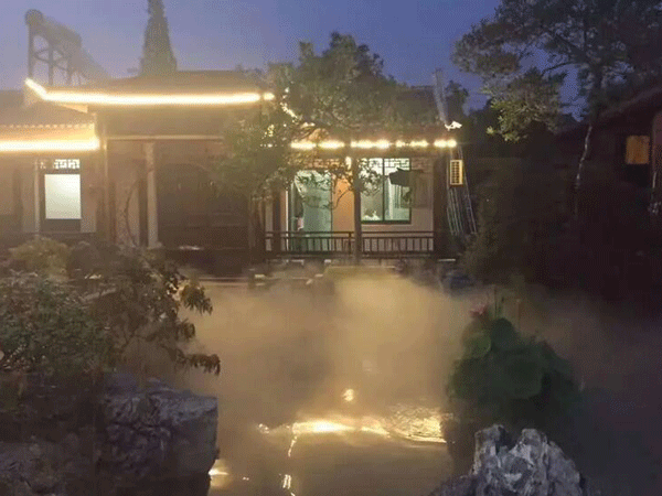 人造霧在園林造景中的應用